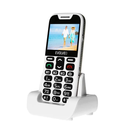 Evolveo Easyphone XD EP-600 2,3" fehér mobiltelefon Evolveo Easyphone XD EP-600 2,3" fehér mobiltelefon