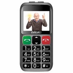 EVOLVEO EasyPhone EP-850-EBS 2,4" ezüst mobiltelefon EVOLVEO EasyPhone EP-850-EBS 2,4" ezüst mobiltelefon