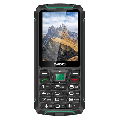 EVOLVEO Strongphone W4 2,8" DualSIM fekete/zöld mobiltelefon EVOLVEO Strongphone W4 2,8" DualSIM fekete/zöld mobiltelefon