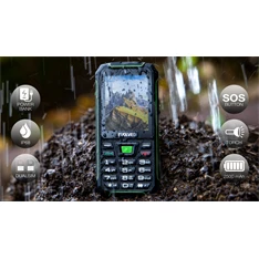 EVOLVEO Strongphone W4 2,8" DualSIM fekete/zöld mobiltelefon EVOLVEO Strongphone W4 2,8" DualSIM fekete/zöld mobiltelefon