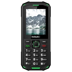 EVOLVEO Strongphone X5 2,4" DualSIM fekete/zöld mobiltelefon EVOLVEO Strongphone X5 2,4" DualSIM fekete/zöld mobiltelefon