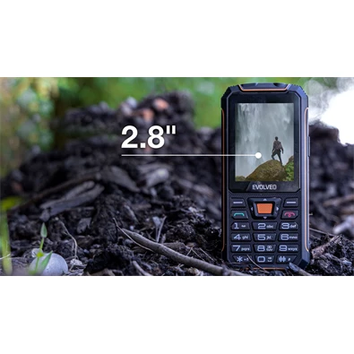 EVOLVEO Strongphone Z6 2,8" DualSIM fekete/narancs mobiltelefon EVOLVEO Strongphone Z6 2,8" DualSIM fekete/narancs mobiltelefon