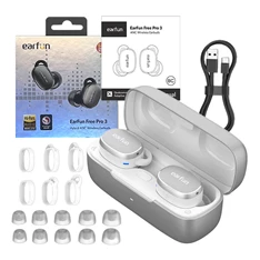 EarFun Free Pro 3 ANC True Wireless Bluteooth fehér fülhallgató EarFun Free Pro 3 ANC True Wireless Bluteooth fehér fülhallgató