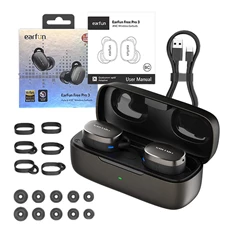 EarFun Free Pro 3 ANC True Wireless Bluteooth fekete fülhallgató EarFun Free Pro 3 ANC True Wireless Bluteooth fekete fülhallgató