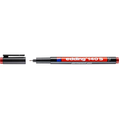 Edding 140 S OHP Permanent 0,3 mm piros marker Edding 140 S OHP Permanent 0,3 mm piros marker