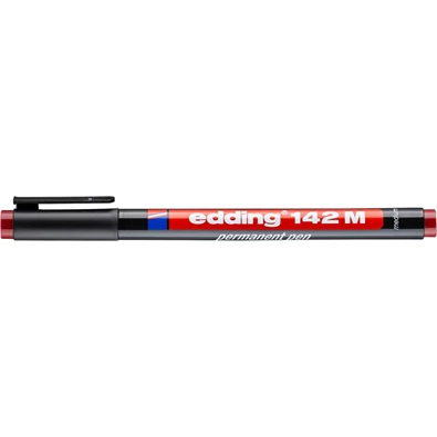 Edding 142 M OHP Permanent 1 mm piros marker Edding 142 M OHP Permanent 1 mm piros marker
