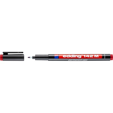 Edding 142 M OHP Permanent 1 mm piros marker Edding 142 M OHP Permanent 1 mm piros marker