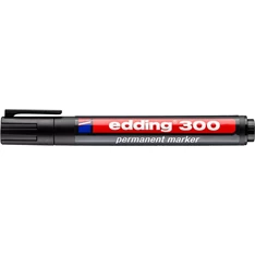Edding 300 1,5-3 mm Permanent fekete marker Edding 300 1,5-3 mm Permanent fekete marker