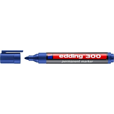 Edding 300 1,5-3 mm Permanent kék marker Edding 300 1,5-3 mm Permanent kék marker