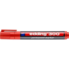 Edding 300 1,5-3 mm Permanent piros marker Edding 300 1,5-3 mm Permanent piros marker