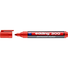 Edding 300 1,5-3 mm Permanent piros marker Edding 300 1,5-3 mm Permanent piros marker