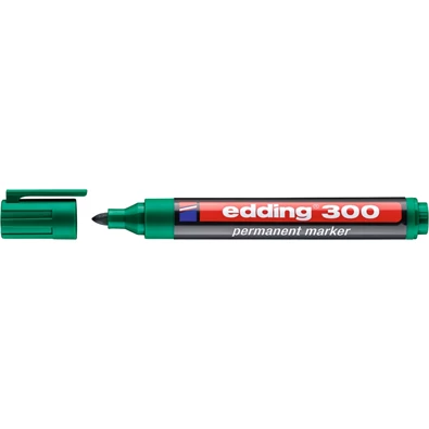 Edding 300 1,5-3 mm Permanent zöld marker Edding 300 1,5-3 mm Permanent zöld marker