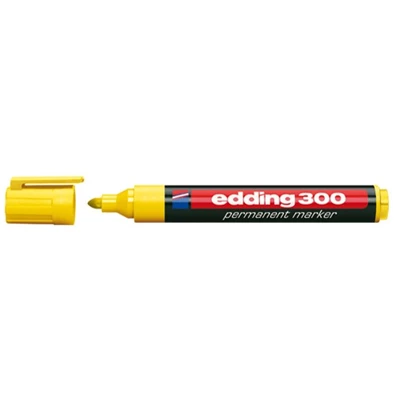 Edding 300 sárga permanent marker Edding 300 sárga permanent marker