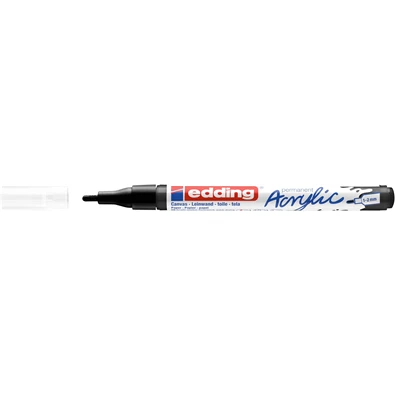 Edding 5300 F fekete színű (901) D10 akril marker Edding 5300 F fekete színű (901) D10 akril marker