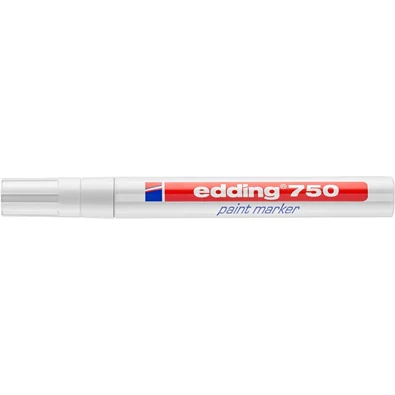 Edding 750 2-4mm fehér lakkmarker Edding 750 2-4mm fehér lakkmarker