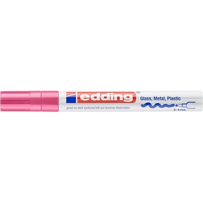Edding 750 2-4mm rózsaszín lakkmarker Edding 750 2-4mm rózsaszín lakkmarker