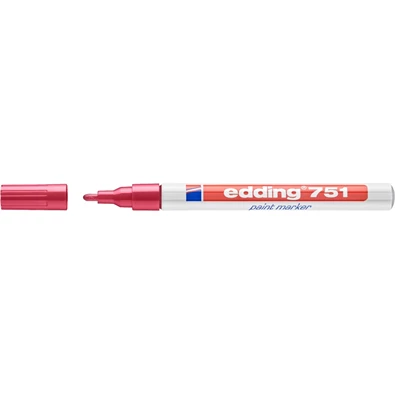 Edding 751 1-2mm piros lakkmarker Edding 751 1-2mm piros lakkmarker
