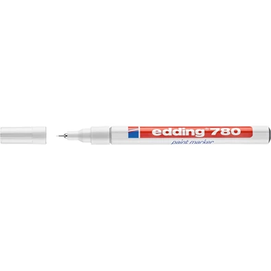 Edding 780 0,8mm fehér lakkmarker Edding 780 0,8mm fehér lakkmarker