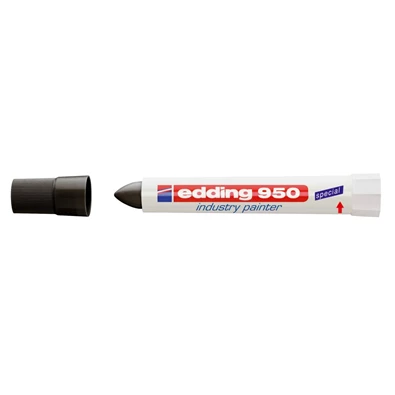 Edding 950 fekete permanent ipari jelölőkréta Edding 950 fekete permanent ipari jelölőkréta