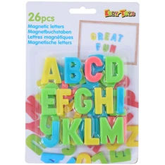 Eddy Toys színes, 26 darabos mágneses betűk Eddy Toys színes, 26 darabos mágneses betűk