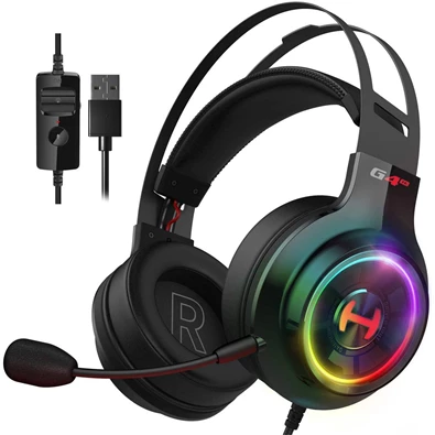 Edifier HECATE G4 TE RGB 7.1 fekete gamer headset Edifier HECATE G4 TE RGB 7.1 fekete gamer headset