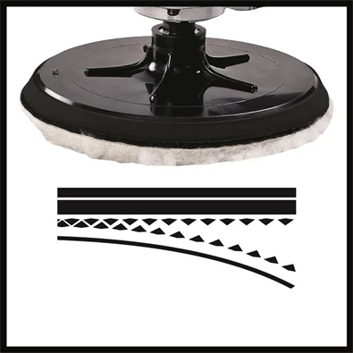 Einhell 2093264 CC-PO 1100/1E elektromos polírozó Einhell 2093264 CC-PO 1100/1E elektromos polírozó