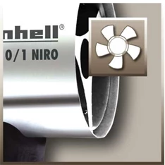 Einhell 2330111 HGG 110/1 Niro gázos hőlégfúvó Einhell 2330111 HGG 110/1 Niro gázos hőlégfúvó