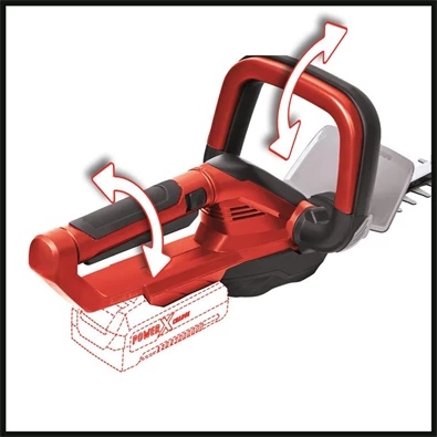 Einhell 3410502 PXC GC-CH 1855/1 Li-Solo akku és töltő nélkül akkumulátoros sövényvágó Einhell 3410502 PXC GC-CH 1855/1 Li-Solo akku és töltő nélkül akkumulátoros sövényvágó