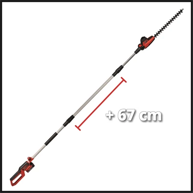 Einhell 3410585 PXC GC-HH 18/45 Li T-Solo akku és töltő nélkül akkumulátoros magassági sövényvágó Einhell 3410585 PXC GC-HH 18/45 Li T-Solo akku és töltő nélkül akkumulátoros magassági sövényvágó