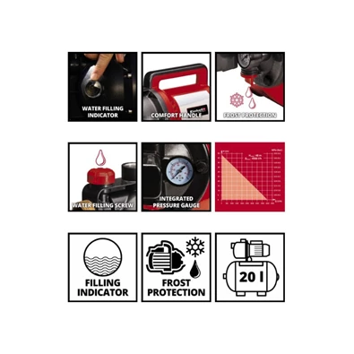 Einhell GC-WW 1045 N házi vízmű Einhell GC-WW 1045 N házi vízmű