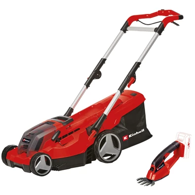 Einhell GE-CM 36/37 Li Set 2x3,0Ah PXC akkumulátoros fűnyíró kertigép szett Einhell GE-CM 36/37 Li Set 2x3,0Ah PXC akkumulátoros fűnyíró kertigép szett