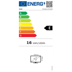 Eizo 23,8" FlexScan EV2450-BK FHD IPS DVI/HDMI/DP/USB/hangszóró fekete monitor (Használt A)