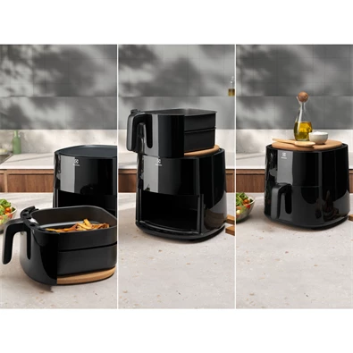 Electrolux EAF5B 700 fekete 5 L forrólevegős sütő Electrolux EAF5B 700 fekete 5 L forrólevegős sütő