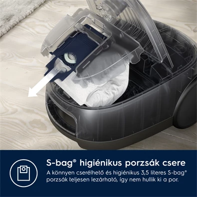 Electrolux EB61C1OG Clean 600 porzsákos porszívó