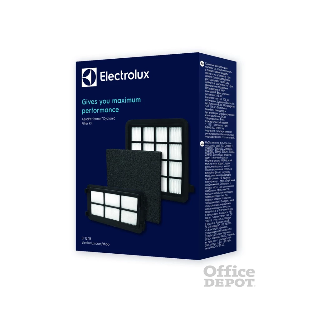 Electrolux EF124B 3 db-os porszívó szűrőszett