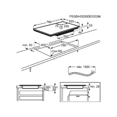 Electrolux EIV84550 beépíthető indukciós főzőlap Electrolux EIV84550 beépíthető indukciós főzőlap