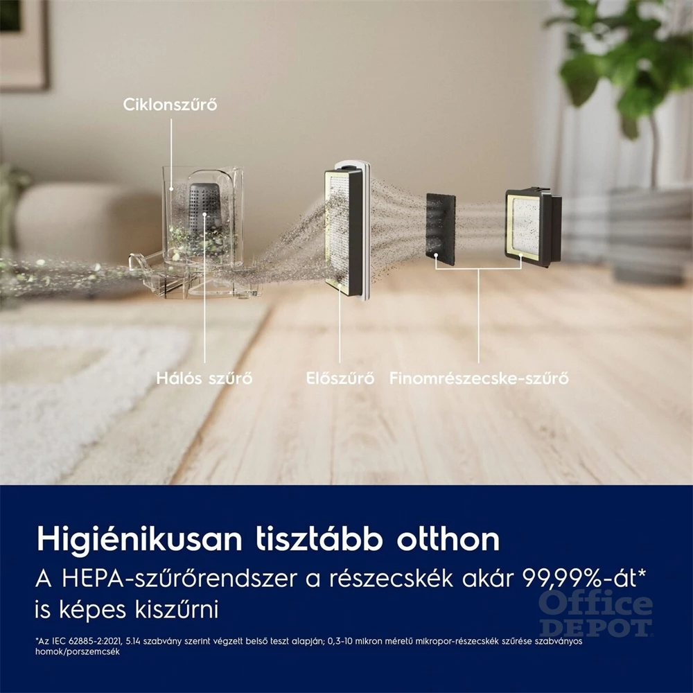 Electrolux EL31C1LDB Clean 300 porzsák nélküli porszívó