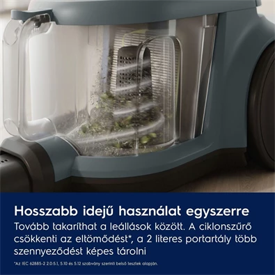 Electrolux EL31C1LDB Clean 300 porzsák nélküli porszívó