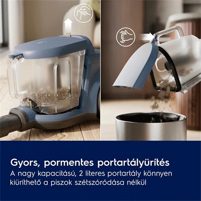 Electrolux EL51C2SW Clean 500 porzsák nélküli porszívó Electrolux EL51C2SW Clean 500 porzsák nélküli porszívó