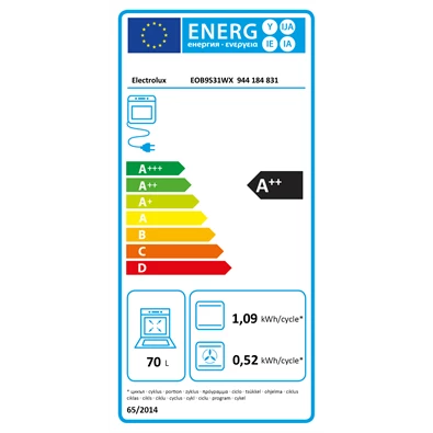 Electrolux EOB9S31WX beépíthető inox gőzsütő Electrolux EOB9S31WX beépíthető inox gőzsütő