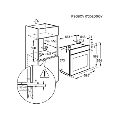 Electrolux EOC6P77WX inox, beépíthető, sütőtér: 72L, grill, légkeverés, pirolitikus, gőzsütő
