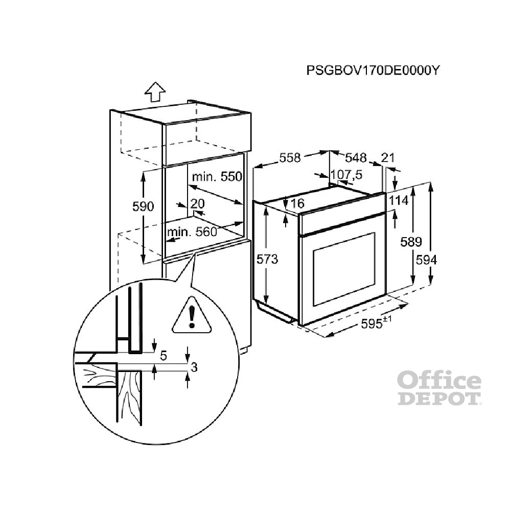 Electrolux EOC6P77WX inox, beépíthető, sütőtér: 72L, grill, légkeverés, pirolitikus, gőzsütő