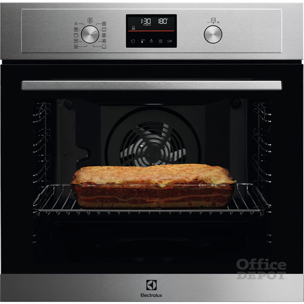 Electrolux EOF4P56X inox, beépíthető, sütőtér: 72L, grill, légkeverés, pirolitikus, sütő