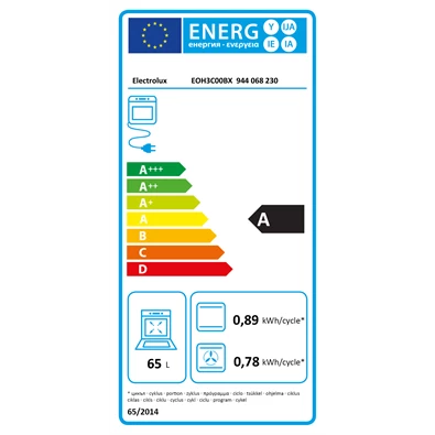 Electrolux EOH3C00BX inox beépíthető sütő Electrolux EOH3C00BX inox beépíthető sütő