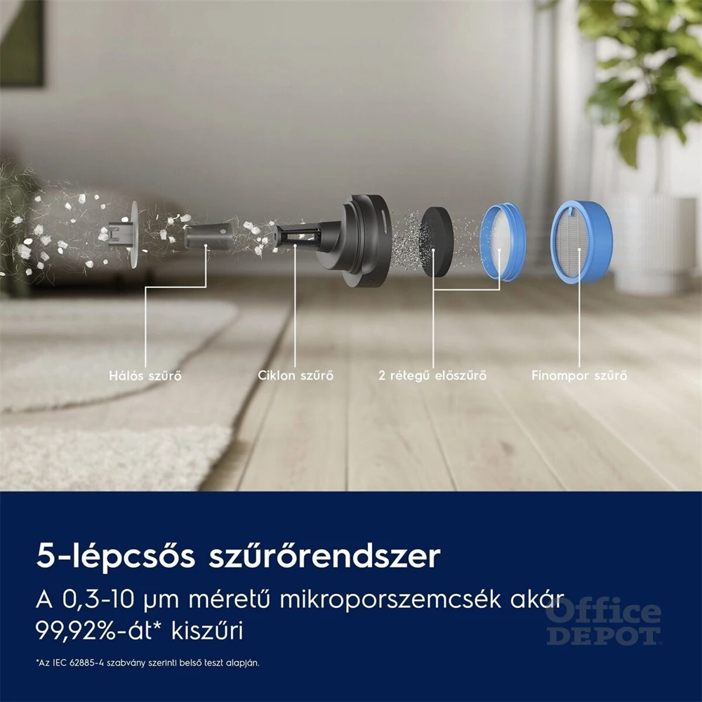 Electrolux EP61CB21WP Clean 600 vezeték nélküli álló porszívó