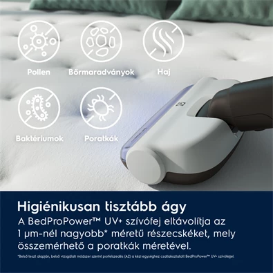 Electrolux EP71HB14UV Hygienic 700 vezeték nélküli álló porszívó allergiásoknak