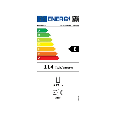 Electrolux ERD6DE18S1 beépíthető egyajtós hűtőszekrény Electrolux ERD6DE18S1 beépíthető egyajtós hűtőszekrény