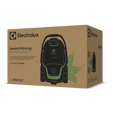 Electrolux EUOC9GREEN UltraOne csendes fekete porzsákos porszívó Electrolux EUOC9GREEN UltraOne csendes fekete porzsákos porszívó