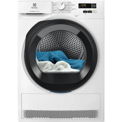 Electrolux EW6D185YE fehér, 8 kg, hőszivattyús, szárítógép