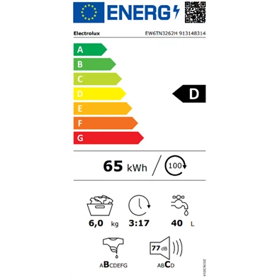 Electrolux EW6TN3262H 6 kg felültöltős mosógép Electrolux EW6TN3262H 6 kg felültöltős mosógép